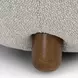 Pucker Warm Gray Performance Fabric Upholstered Accent Chair