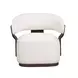 Madison Chalk Performance Chenille Swivel Accent Chair