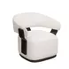 Madison Chalk Performance Chenille Swivel Accent Chair