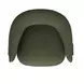 Madison Dark Green Performance Fabric Upholstered Swivel Accent Chair