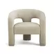 Malone Taupe Performance Chenille Upholstered Accent Chair