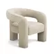Malone Taupe Performance Chenille Upholstered Accent Chair