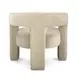 Malone Taupe Performance Chenille Upholstered Accent Chair