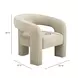 Malone Taupe Performance Chenille Upholstered Accent Chair