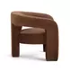 Malone Rust Performance Chenille Upholstered Accent Chair