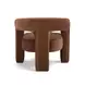 Malone Rust Performance Chenille Upholstered Accent Chair