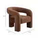 Malone Rust Performance Chenille Upholstered Accent Chair
