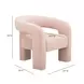 Malone Blush Performance Chenille Upholstered Accent Chair