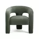 Malone Green Performance Chenille Upholstered Accent Chair