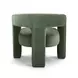 Malone Green Performance Chenille Upholstered Accent Chair