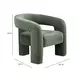 Malone Green Performance Chenille Upholstered Accent Chair