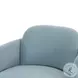 Solange Blue Shadow Velvet Swivel Chair