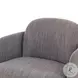 Solange Gray Textured Weave Swivel Chair