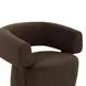 River Chocolate Brown Performance Velvet Swivel Accent Chair