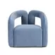 Jenn Blue Performance Velvet Upholstered Accent Chair
