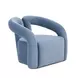 Jenn Blue Performance Velvet Upholstered Accent Chair