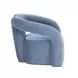 Jenn Blue Performance Velvet Upholstered Accent Chair
