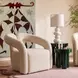 Jenn Cream Performance Boucle Upholstered Accent Chair