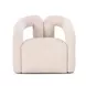 Jenn Cream Performance Boucle Upholstered Accent Chair