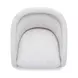 Rory Cream Performance Boucle Upholstered Swivel Clarke Accent Chair