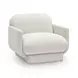 Azalea Cream Performance Velvet Upholstered Accent Chair