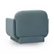 Azalea Powder Blue Performance Velvet Upholstered Accent Chair