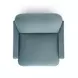 Azalea Powder Blue Performance Velvet Upholstered Accent Chair