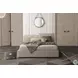 Tower Beige King Storage Platform Bed