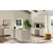 Towne White Double Pedestal Executive Desk