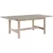 Gabby Light Brown 60" Extendable Rectangular Dining Table
