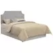 Alta Gray Upholstered Queen Headboard
