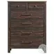 Transitions Two Toned Driftwood and Sable 6 Drawer Chest