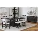 Pinnacle Light Gray Counter Height Bench