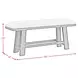 Pinnacle Light Gray Counter Height Bench