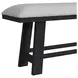 Pinnacle Light Gray Counter Height Bench