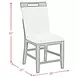 Pinnacle Light Gray Upholstered Counter Height Side Chair Set of 2
