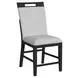 Pinnacle Light Gray Upholstered Counter Height Side Chair Set of 2