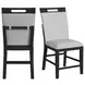 Pinnacle Light Gray Upholstered Counter Height Side Chair Set of 2