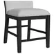 Pinnacle Light Gray Upholstered Counter Height Side Chair Set of 2