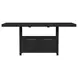 Pinnacle Charcoal Extendable Rectangular Counter Height Table