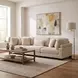 Traverse Beige 135" Sofa