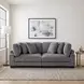 Traverse Gray 90" Loveseat