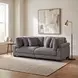 Traverse Gray 90" Loveseat