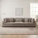 Traverse Taupe 135" Sofa