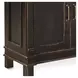 Trento Distressed Black 6 Door Sideboard