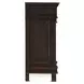 Trento Distressed Black 6 Door Sideboard