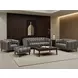 Trix Ash Leather Living Room Set