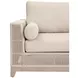 Tropez Beige Performance Fabric Outdoor 90" Sofa