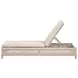 Tropez Beige Performance Fabric Outdoor Chaise Lounge