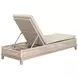 Tropez Beige Performance Fabric Outdoor Chaise Lounge